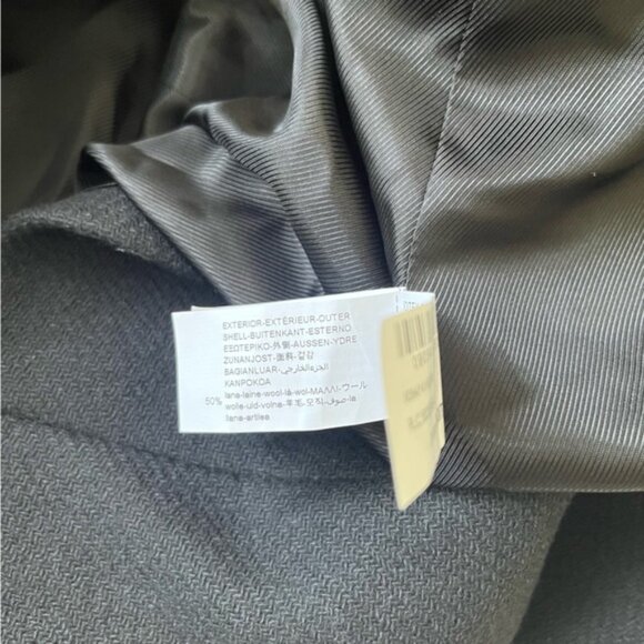 NWOT Zara DOUBLE BREASTED WOOL BLEND COAT Size XL - Picture 14 of 16